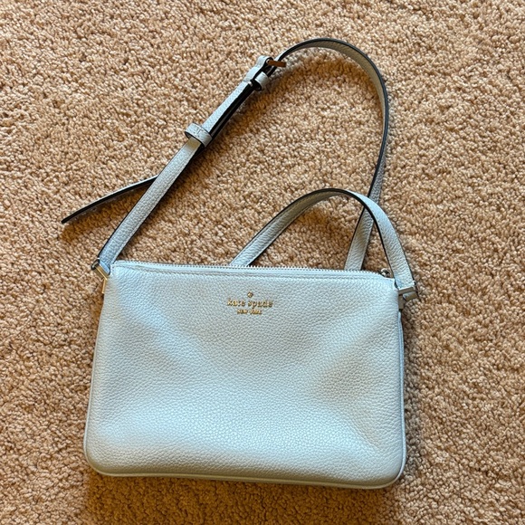kate spade Handbags - Kate Spade Soft Blue Crossbody Bag